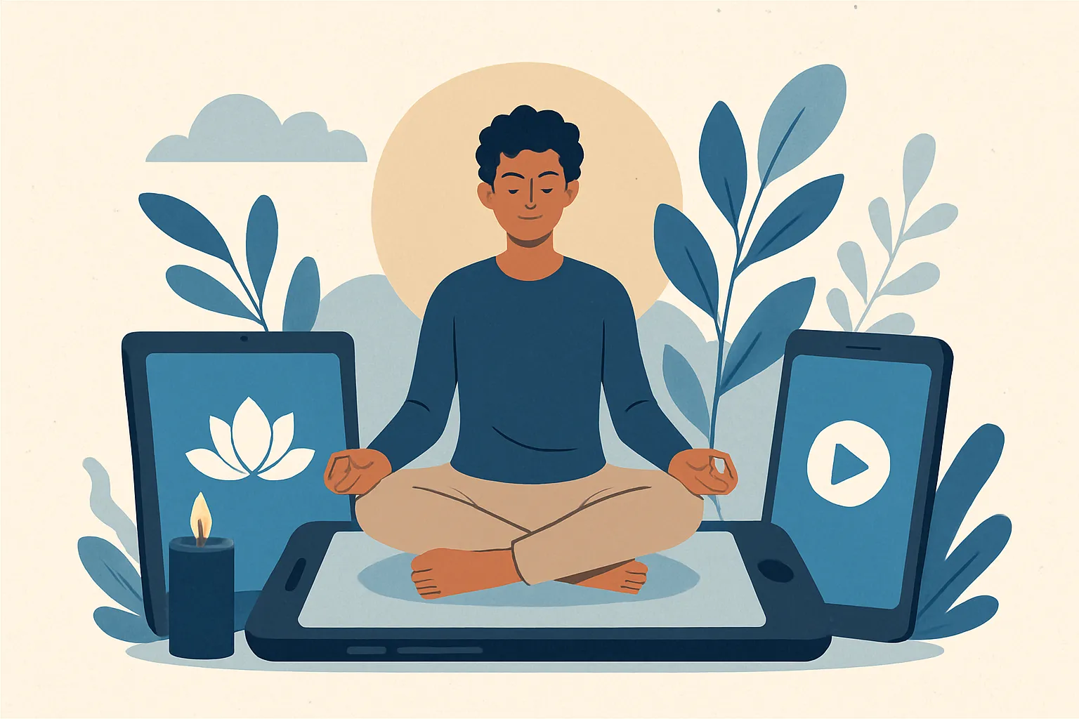Las mejores aplicaciones de meditación para probar en 2025 y mejorar tu bienestar mental