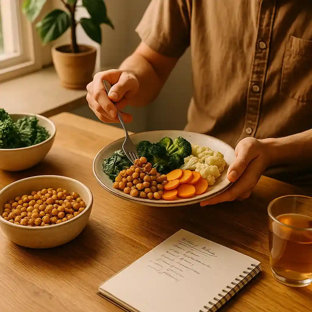Nutrición del microbioma para bienestar emocional: cómo comer influye en cómo te sentís