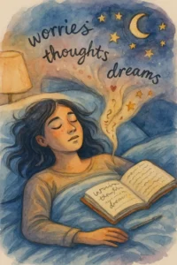 Journaling nocturno para dormir mejor